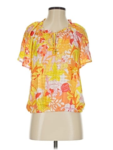 Jane and Delancey Short Sleeve Blouse (view 1)