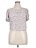 Urban Romantics 100% Rayon White Short Sleeve Blouse Size XL - photo 1