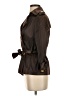 Zara Basic 100% Nylon Brown Trenchcoat Size S - photo 5