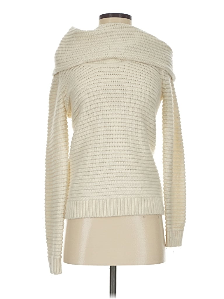Pre-owned Classiques Entier Turtleneck Sweater In Ivory