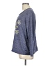 LA THREADS Floral Blue Pullover Sweater Size L - photo 5