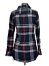 UG Apparel 100% Cotton Plaid Blue Long Sleeve Button-Down Shirt Size S - photo 2