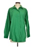 Big Dart Green Long Sleeve Button-Down Shirt Size 4 - photo 1