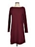 Gap Solid Burgundy Casual Dress Size S - photo 1