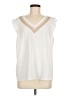 Shein 100% Polyester Ivory Sleeveless Blouse Size 8 - 10 - photo 1