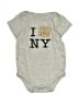 Hb Graphic Gray Short Sleeve Onesie Size 0-3 mo - photo 1
