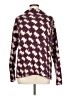 Ann Taylor Houndstooth Burgundy Pullover Sweater Size L - photo 1