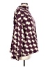 Ann Taylor Houndstooth Burgundy Pullover Sweater Size L - photo 4