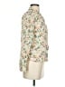 Carve Designs Floral Ivory Long Sleeve Blouse Size S - photo 4
