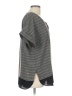 Max Studio 100% Polyester Gray Short Sleeve Blouse Size L - photo 4