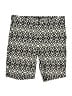 Mario Serrani Print Black White Shorts Size 6 - photo 1