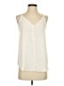 Ann Taylor LOFT 100% Polyester Ivory Sleeveless Blouse Size XS - photo 1