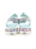 Lands' End Tropical White Blue Flats Size 4 - photo 2