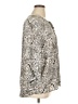 Lila Rose 100% Polyester Gray 3/4 Sleeve Blouse Size XL - photo 4
