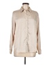 Maison d' Amelie 100% Polyester Metallic Tan Long Sleeve Blouse Size M - photo 1
