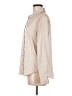Maison d' Amelie 100% Polyester Metallic Tan Long Sleeve Blouse Size M - photo 5