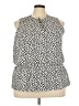 Alfani 100% Polyester Ivory Sleeveless T-Shirt Size 3X - photo 1