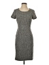 De Collection 100% Polyester Tweed Gray Casual Dress Size S - photo 1