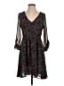 Madewell 100% Polyester Floral Gray Cocktail Dress Size 2 - photo 1