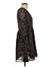 Madewell 100% Polyester Floral Gray Cocktail Dress Size 2 - photo 4