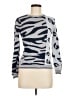 Whisper by Brodie Animal Print Silver Pullover Sweater Size M - photo 1