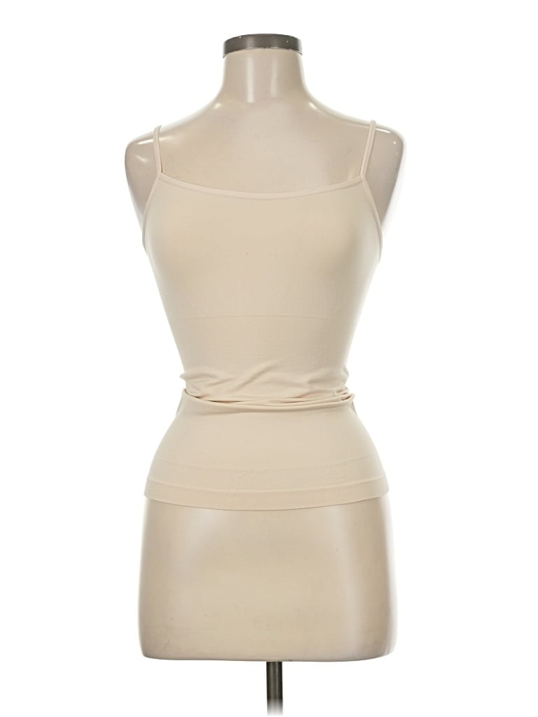 Pre-owned Yummie Tube Top Ivory Strapless Neckline Tops In White