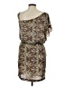 Jessica Simpson 100% Polyester Camo Brown Cocktail Dress Size 6 - photo 2