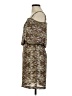 Jessica Simpson 100% Polyester Camo Brown Cocktail Dress Size 6 - photo 5