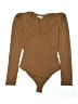 Socialite Brown Orange Bodysuit Size S - photo 1