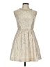 Cooperative Metallic Ivory Cocktail Dress Size 6 - photo 1