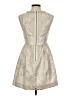 Cooperative Metallic Ivory Cocktail Dress Size 6 - photo 2