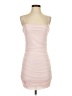 Unbranded Solid Pink Cocktail Dress Size S - photo 1