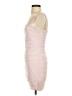 Unbranded Solid Pink Cocktail Dress Size S - photo 5