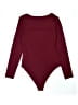 REORIA Burgundy Bodysuit Size M - photo 2