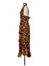 Keepsake Floral Brown Cocktail Dress Size XS - photo 5