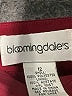 Bloomingdale's 100% Polyester Solid Burgundy Formal Skirt Size 12 - photo 4