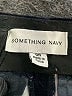 Something Navy 100% Cotton Hearts Black Casual Pants Size 00 - photo 3