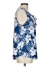 SJS Blue Sleeveless Blouse Size L - photo 4