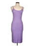 Assorted Brands Solid Purple Cocktail Dress Size L - photo 1
