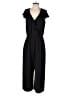 Parker 100% Polyester Solid Black Jumpsuit Size 8 - photo 1
