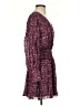 Intermix Paisley Purple Cocktail Dress Size 4 - photo 4