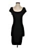 Bebe Solid Black Cocktail Dress Size S (petite) - photo 1