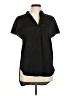 Zara Basic Black Short Sleeve Blouse Size M - photo 1