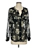 Collective Concepts 100% Polyester Black Long Sleeve Blouse Size S - photo 1