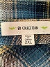 BD Collection 100% Rayon Plaid Blue Long Sleeve Button-Down Shirt Size 2X - photo 4
