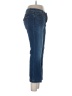 Inc Denim Solid Blue Jeans Size 10S - photo 4
