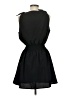 Unbranded 100% Polyester Solid Black Casual Dress Size M - photo 2