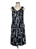 NY Collection Print Blue Casual Dress Size S - photo 1