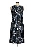 NY Collection Print Blue Casual Dress Size S - photo 2