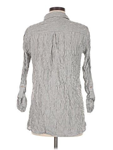 Jones New York Signature 3/4 Sleeve Button-Down Shirt (view 2)